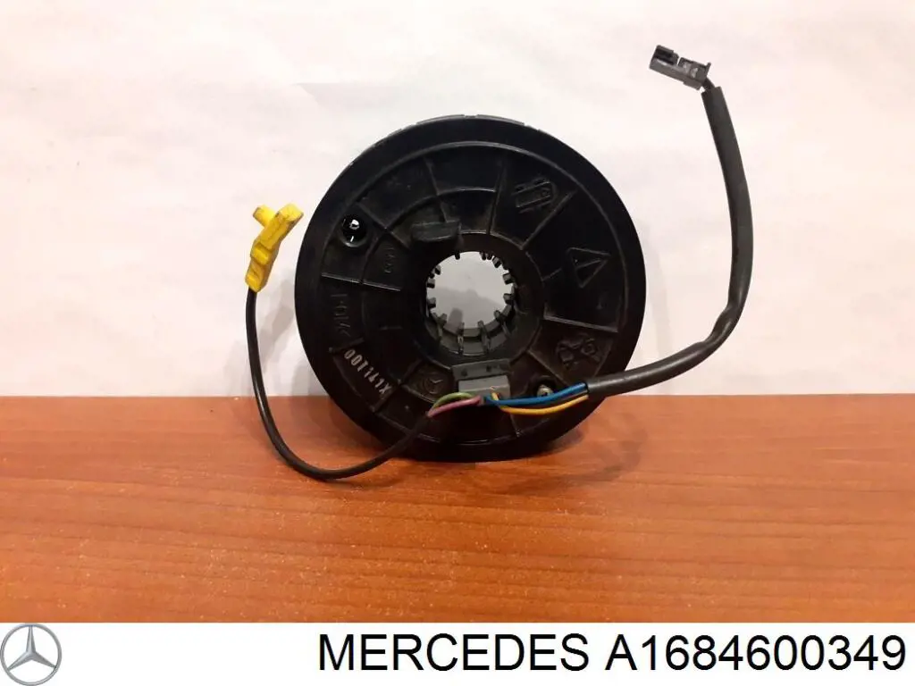 A1684600349 Mercedes Anel AIRBAG de contato, cabo plano do volante