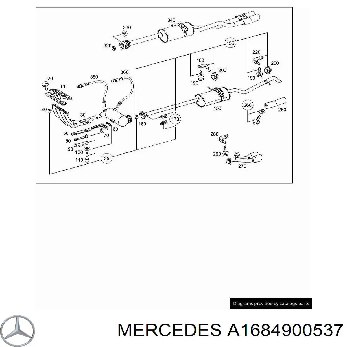 A1684900537 Mercedes 