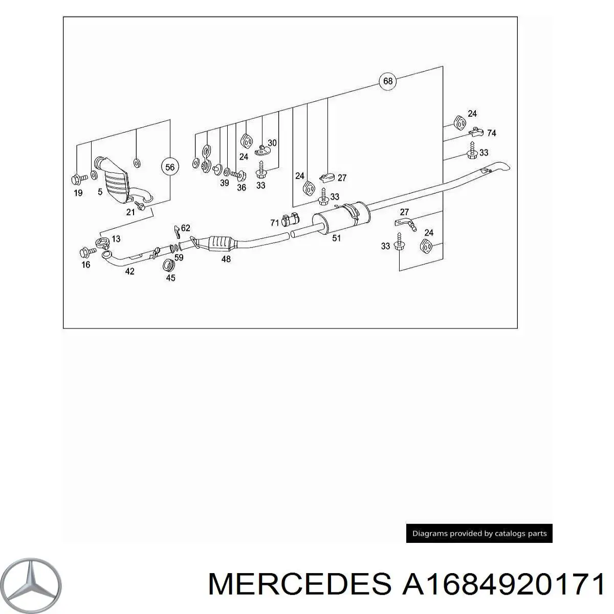 Compre A1684920171 Mercedes 