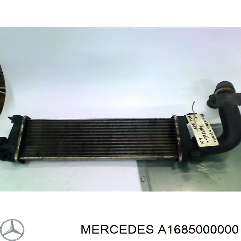 A1685000000 Mercedes Radiador de intercooler