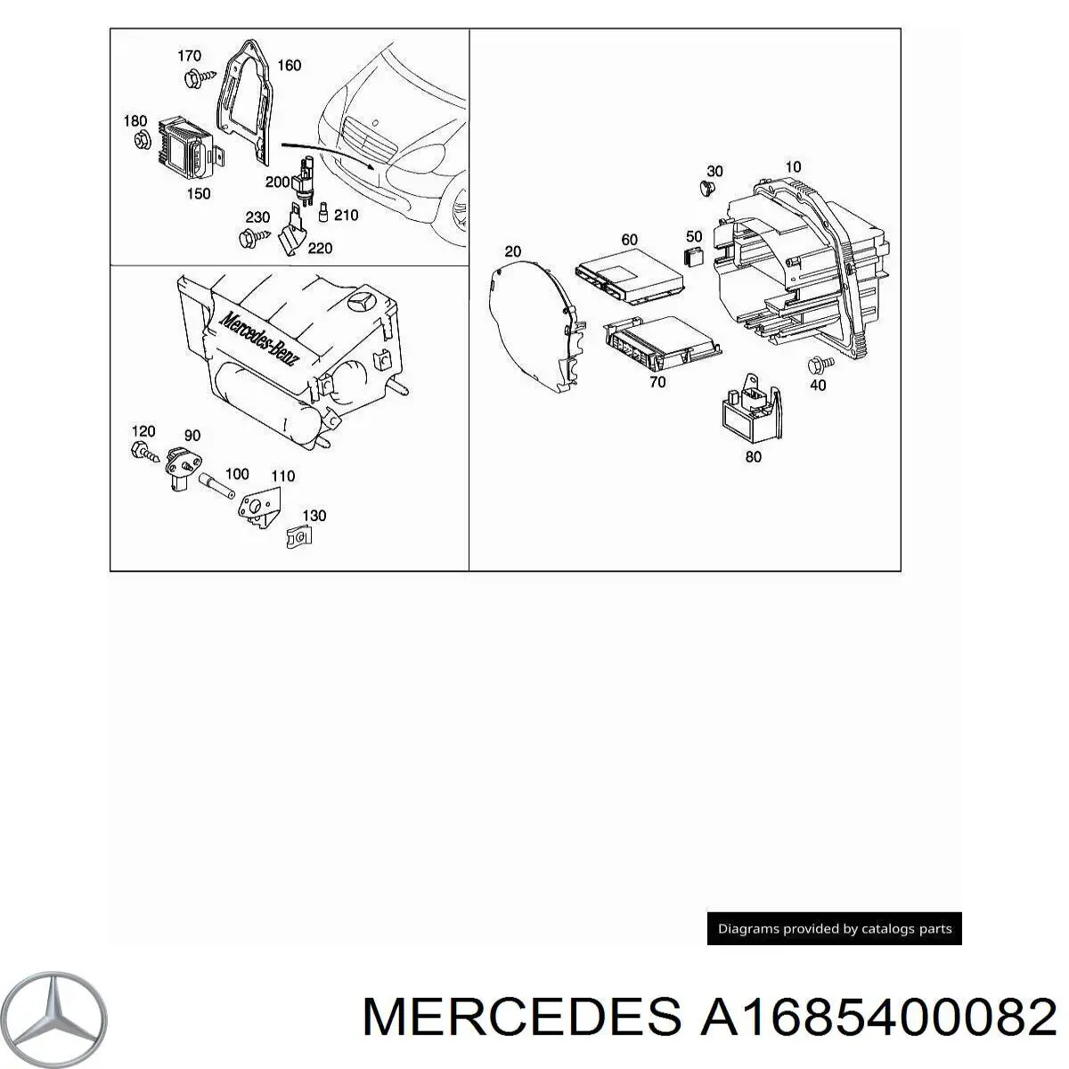 A1685400082 Mercedes 