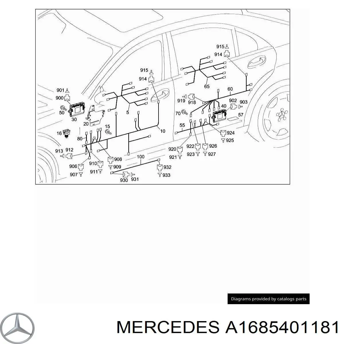  Mercedes A1685401181 preço, a partir de 13,95 USD