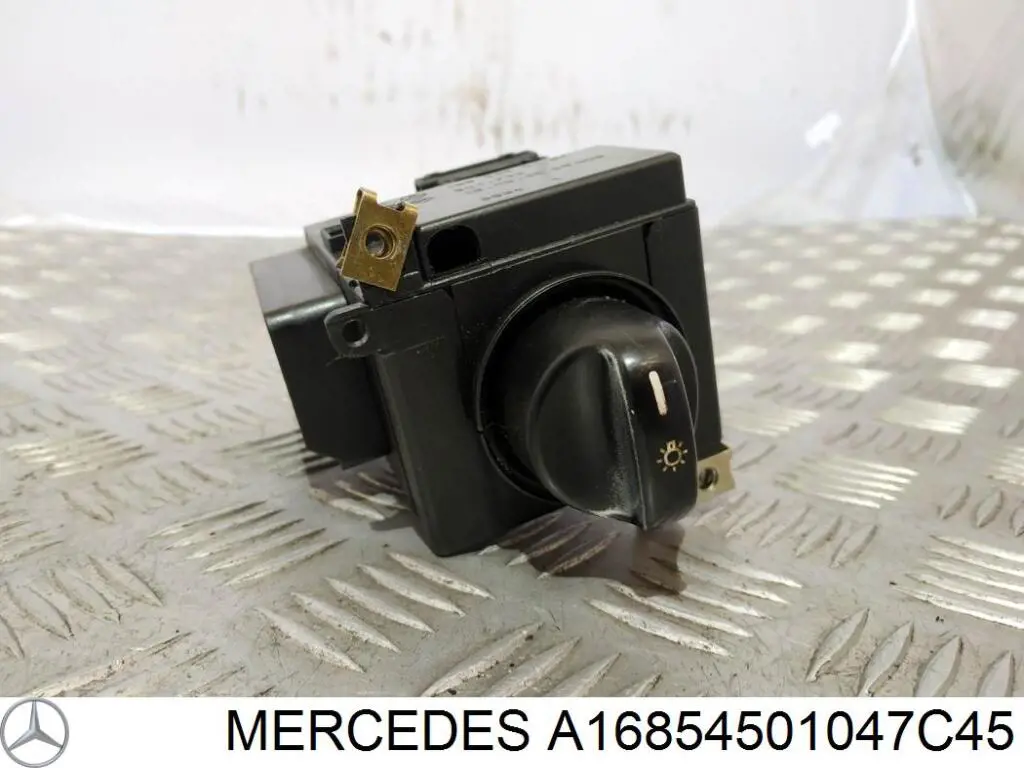 A16854501047C45 Mercedes Comutador das luzes no "painel de instrumentos"
