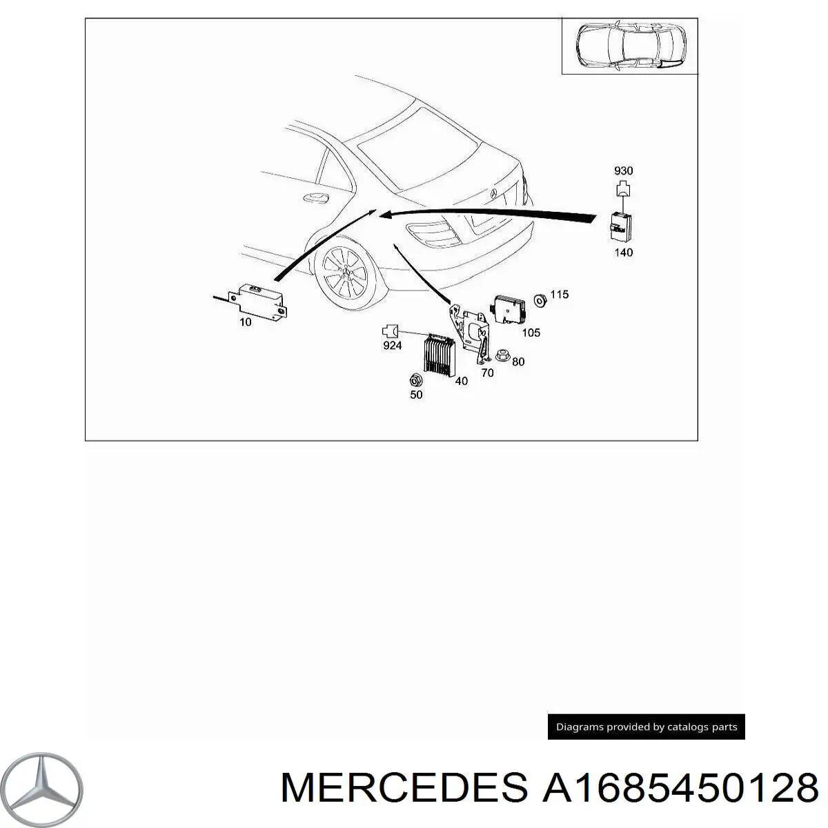 A1685450128 Mercedes 