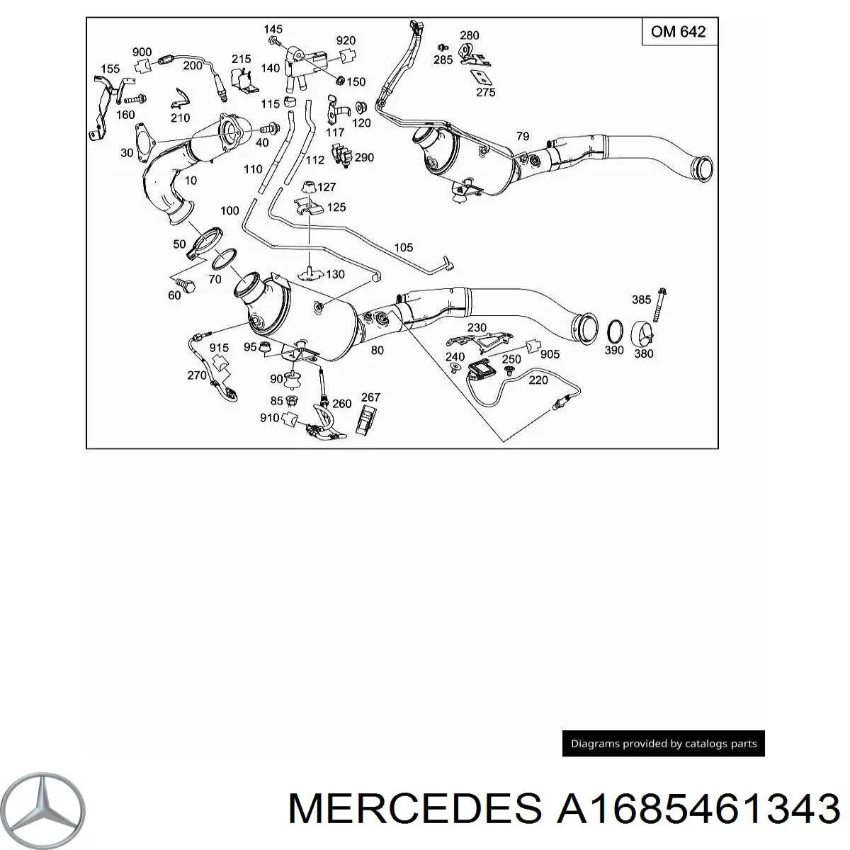  Mercedes A1685461343 preço, a partir de 6,74 USD