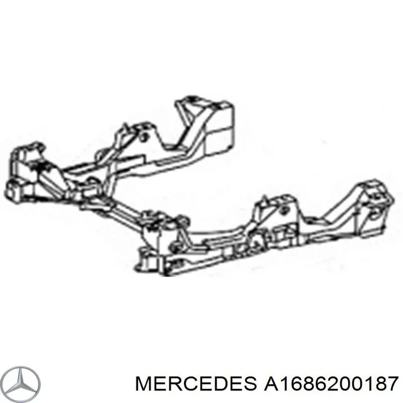 Viga de suspensão dianteira (plataforma veicular) Mercedes A1686200187 preço, a partir de 402,20 USD