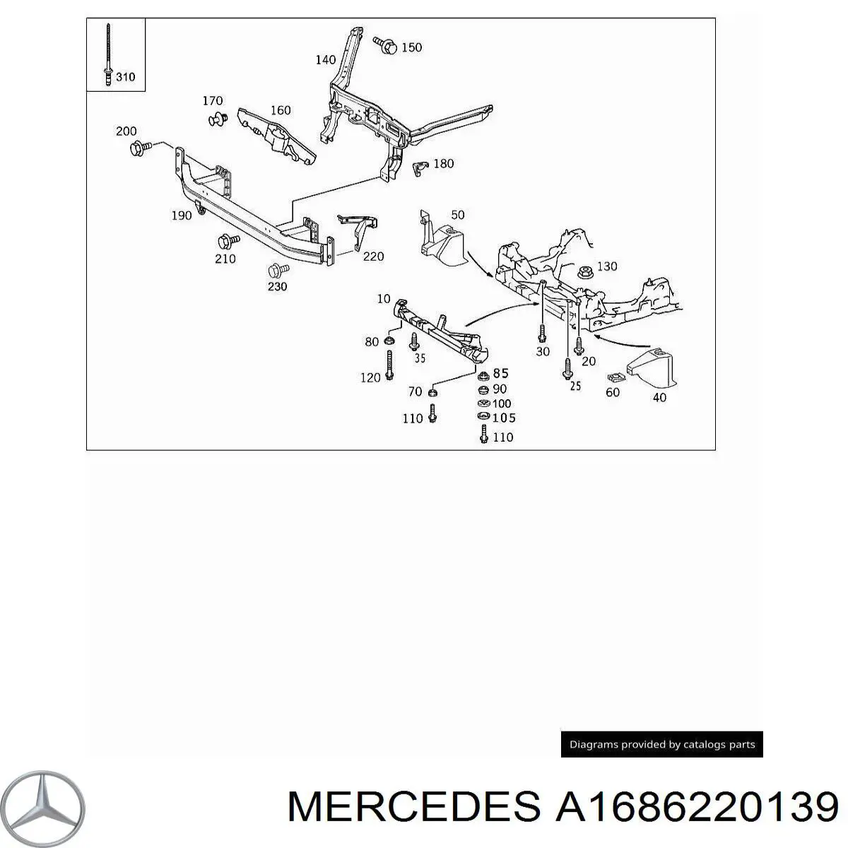 A1686220139 Mercedes 