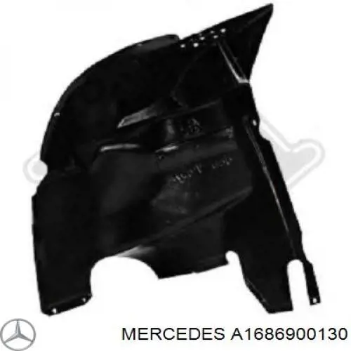 A1686900130 Mercedes Guarda-barras esquerdo dianteiro do pára-lama dianteiro
