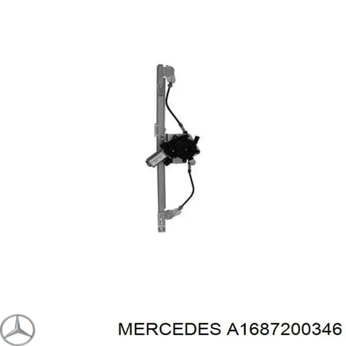 Mecanismo de acionamento de vidro da porta dianteira esquerda Mercedes A1687200346 preço, a partir de 64,86 USD