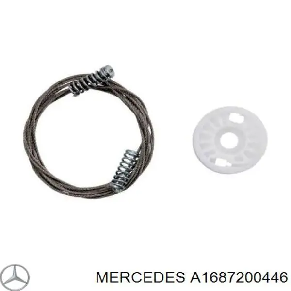 A1687200446 Mercedes Mecanismo de acionamento de vidro da porta dianteira direita