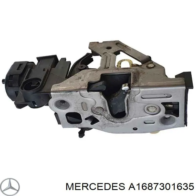1687301635 Mercedes Fecho da porta traseira direita