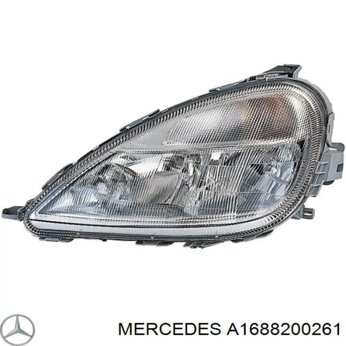Luz direita Mercedes A1688200261 preço, a partir de 72,19 USD