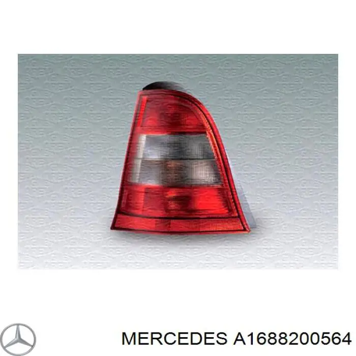 A1688200564 Mercedes Lanterna traseira esquerda