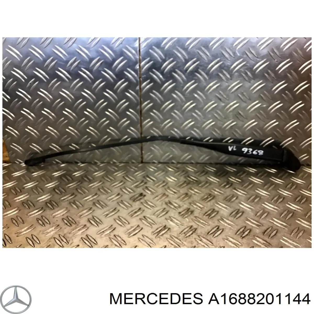 A168820114405 Mercedes Braço de limpa-pára-brisas do pára-brisas