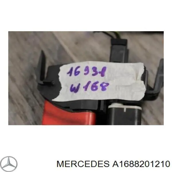 Botão de ativação do sinal de emergência Mercedes A  W168