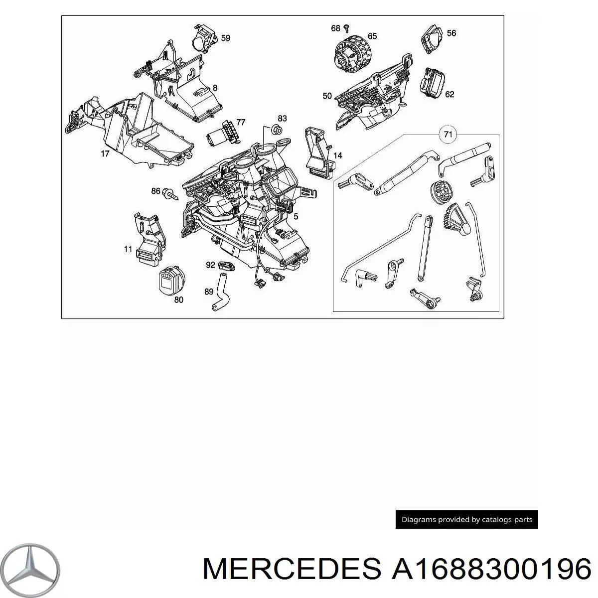 A1688300196 Mercedes 