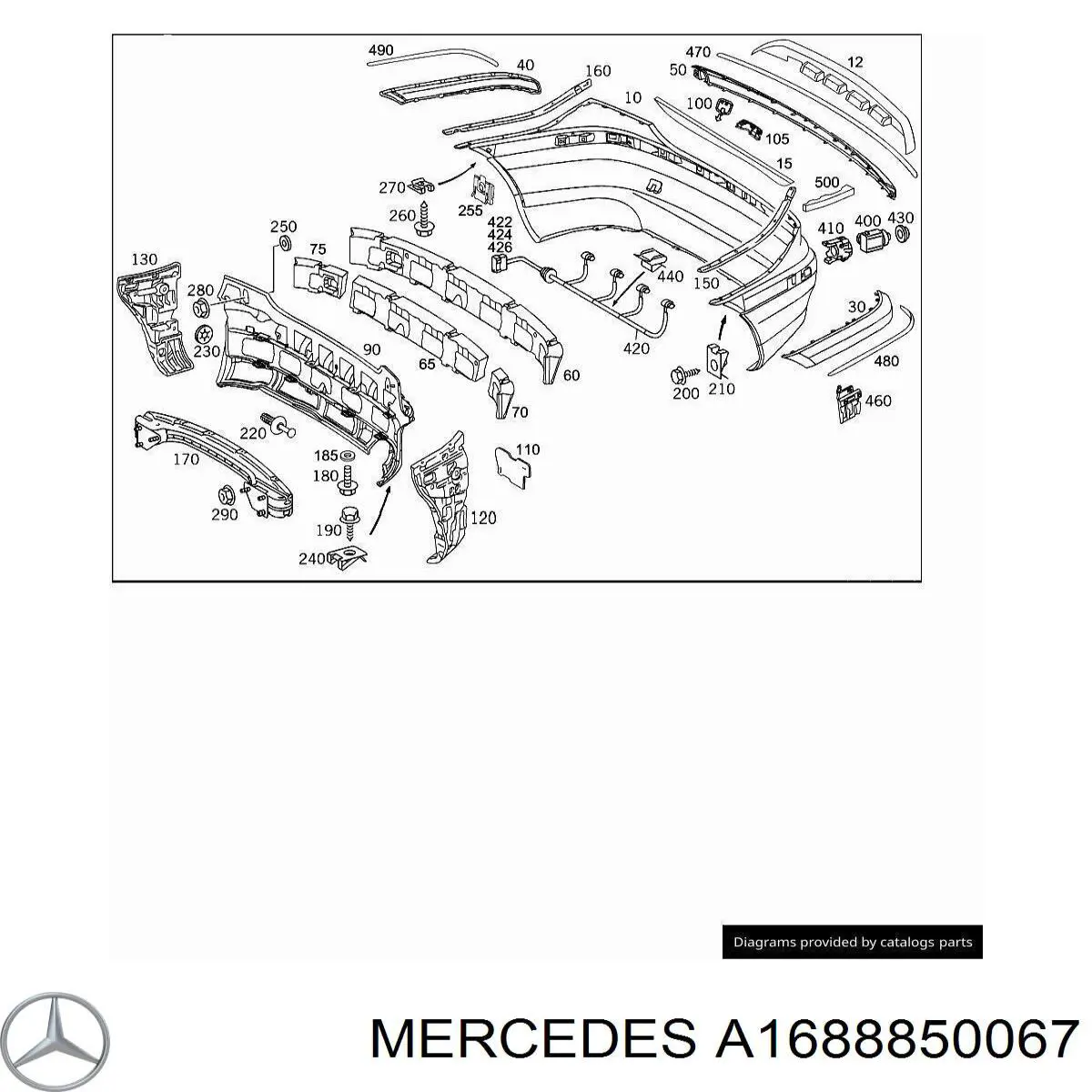  Mercedes A1688850067 preço, a partir de 3,16 USD