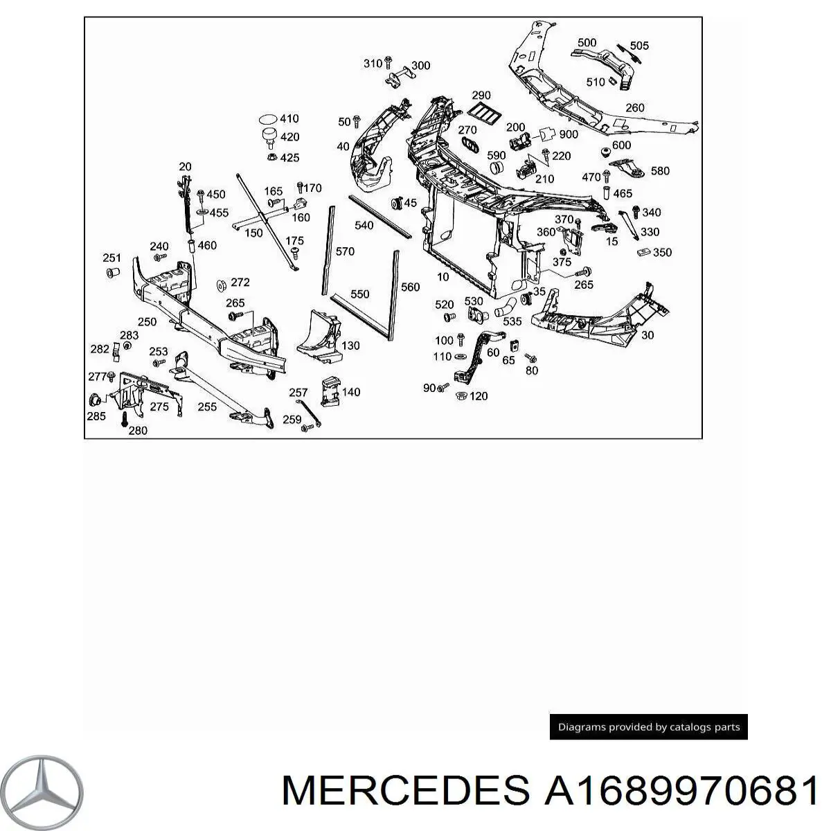  Mercedes A1689970681 preço, a partir de 15,93 USD