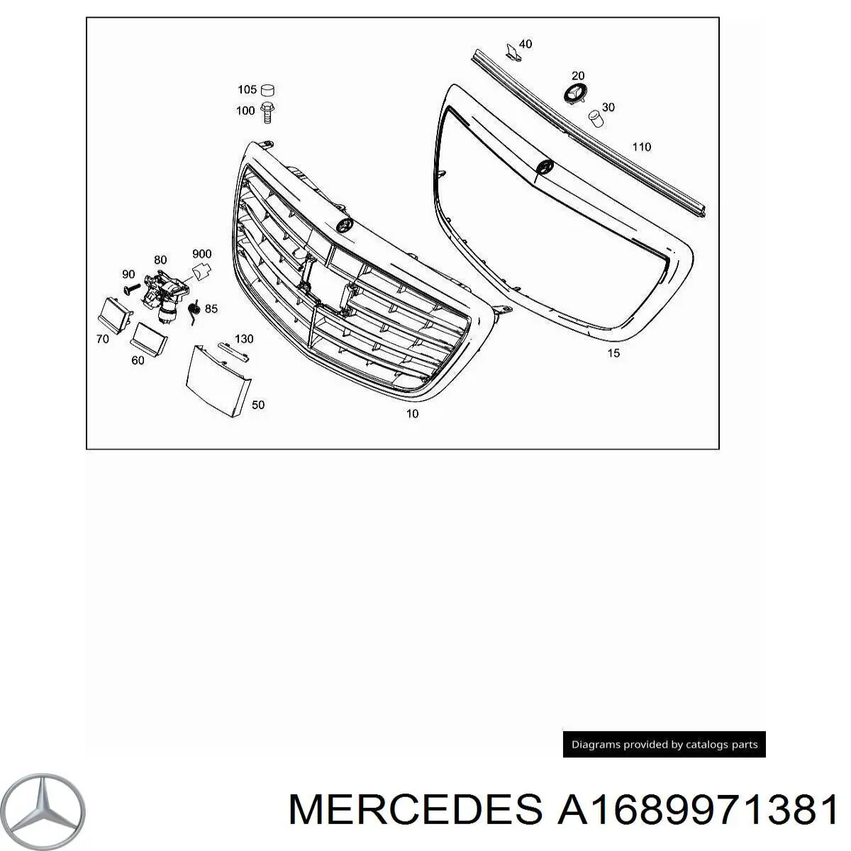 Compre A1689971381 Mercedes 