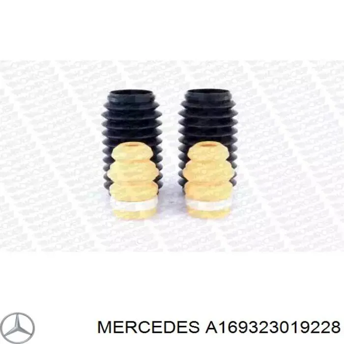 Compre A169323019228 Mercedes Pára-choque (grade de proteção) de amortecedor dianteiro + bota de proteção