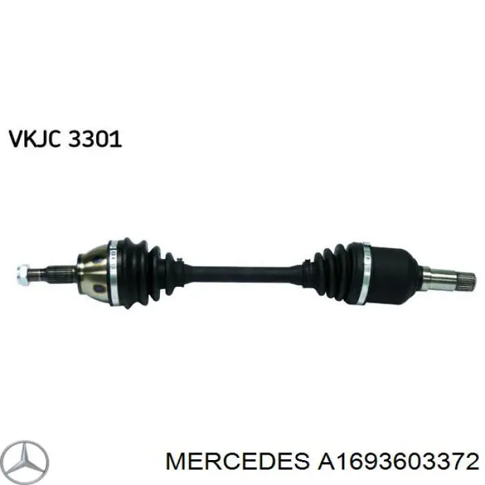 Compre 1693603372 Mercedes Semieixo (acionador) dianteiro esquerdo