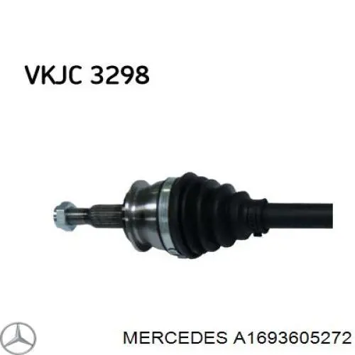 Compre A1693605272 Mercedes Semieixo (acionador) dianteiro direito