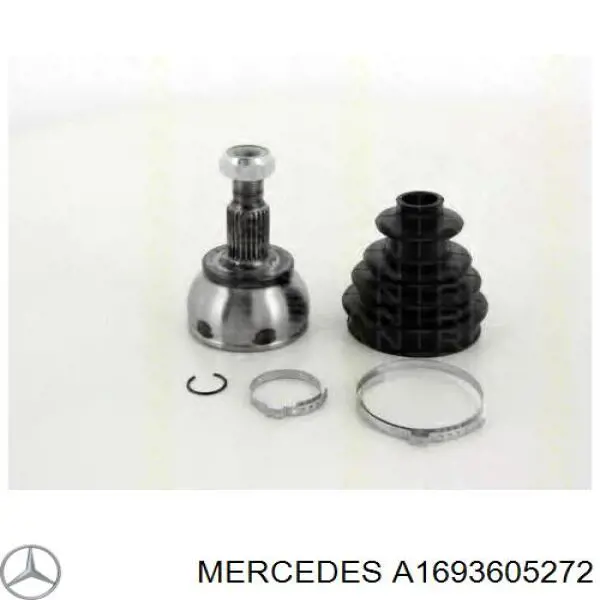 Compre A1693606872 Mercedes Semieixo (acionador) dianteiro direito