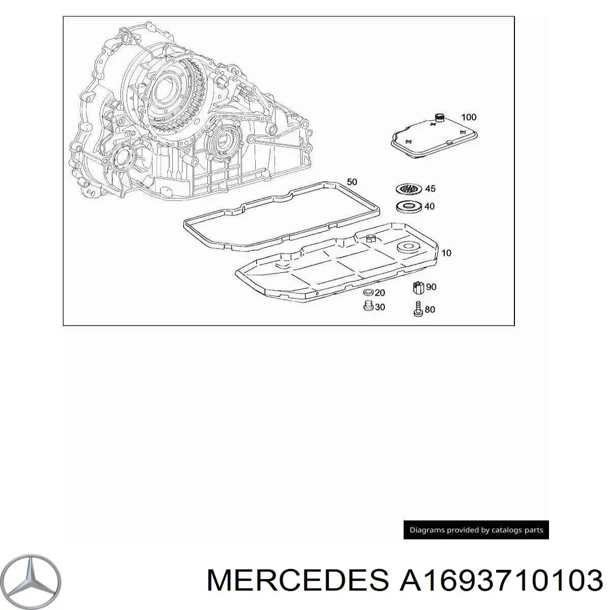 A1693710003 Mercedes Íman da Caixa Automática de Mudança