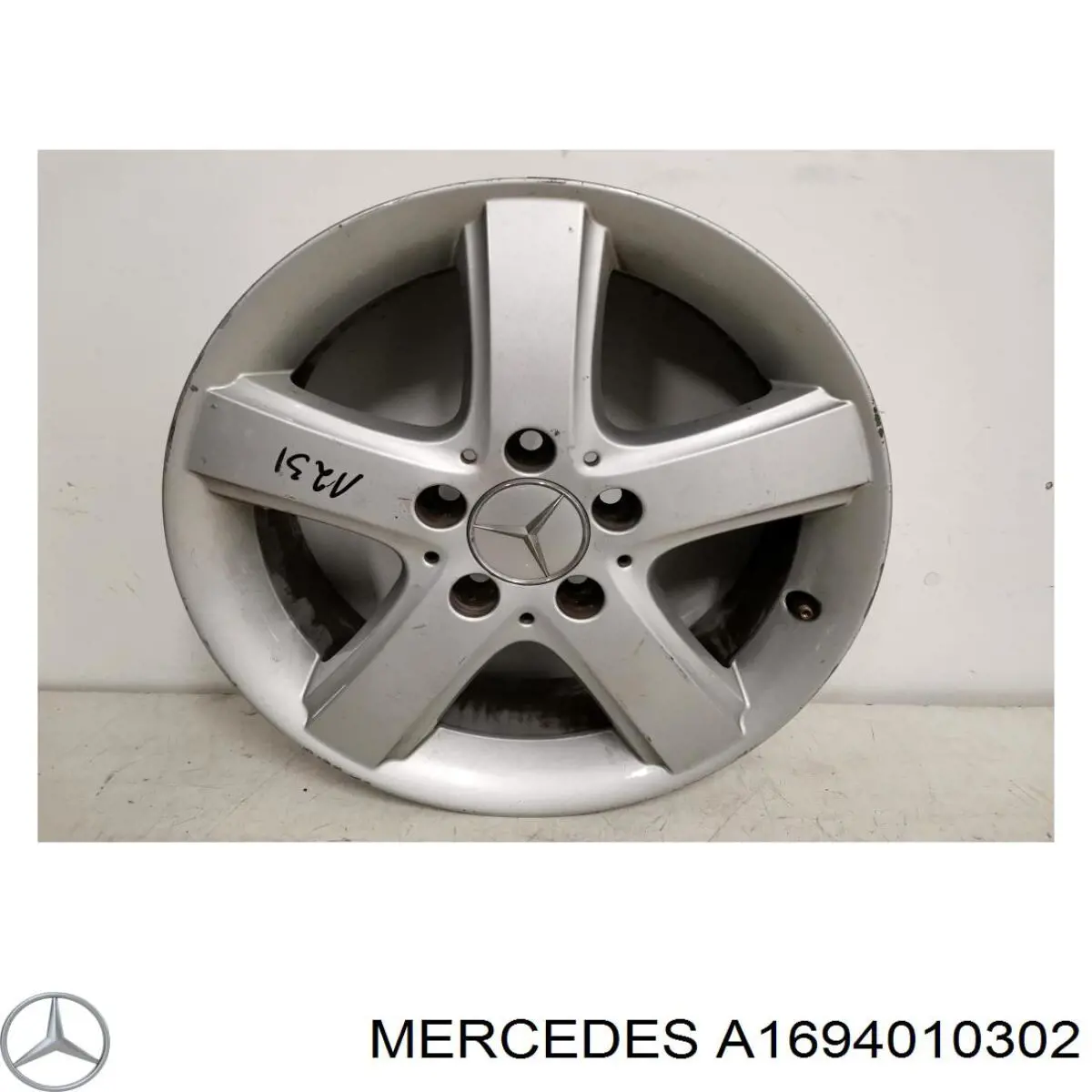 A1694010302 Mercedes Discos de roda de aleação ligeira (de aleação ligeira, de titânio)