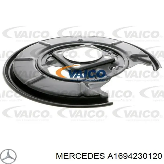Proteção esquerda do freio de disco traseiro Mercedes A1694230120 preço, a partir de 46,43 USD