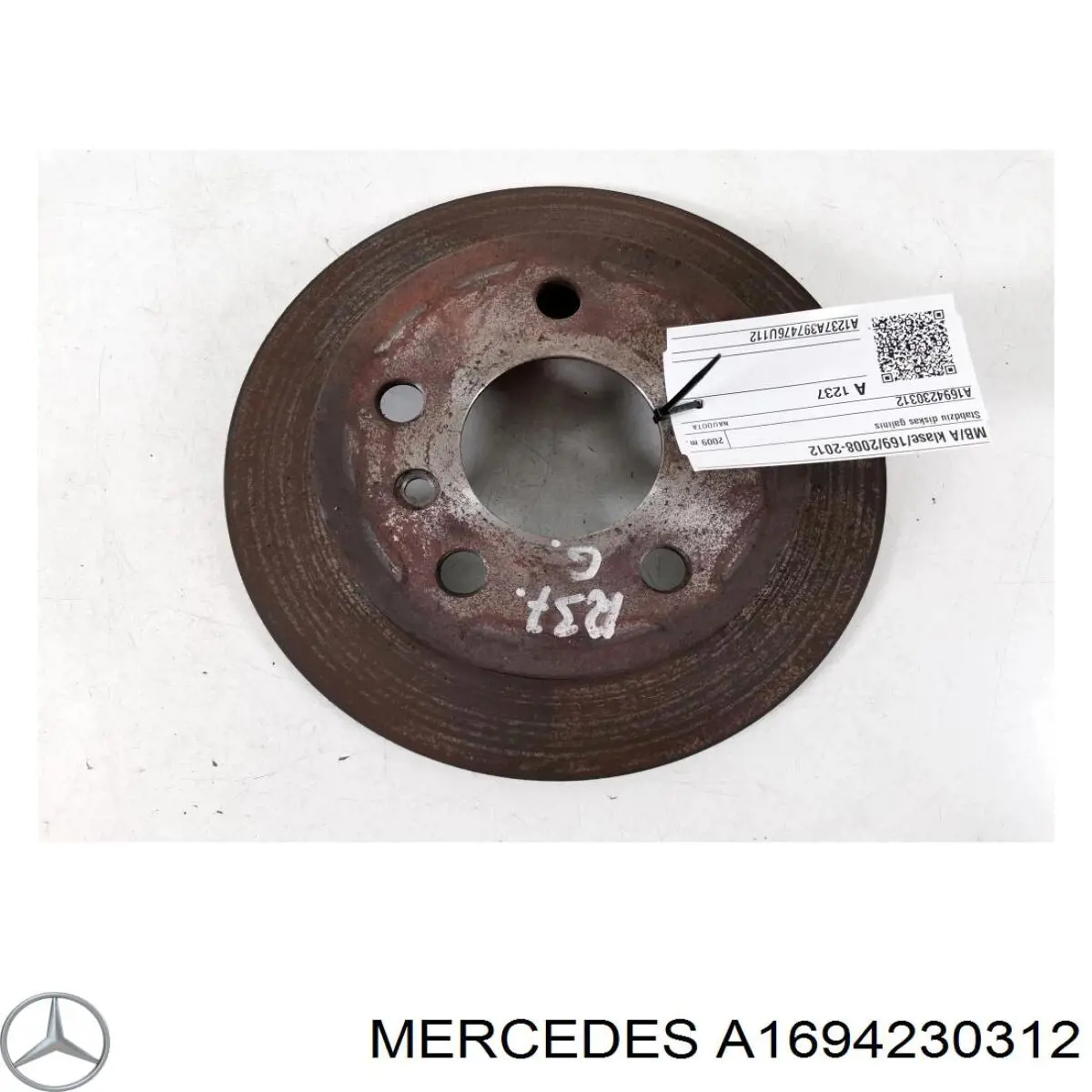 A1694230312 Mercedes Disco do freio traseiro
