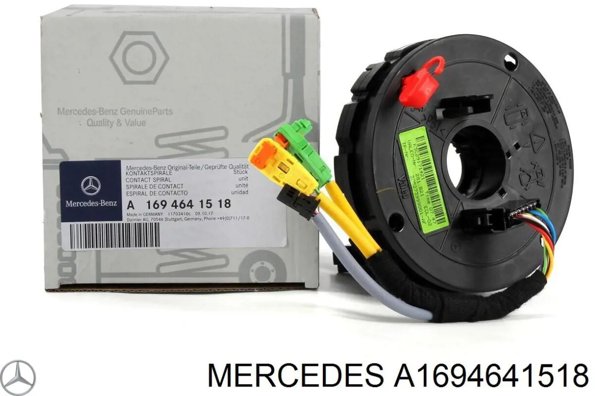 Anel AIRBAG de contato, cabo plano do volante Mercedes A1694641518 preço, a partir de 309,87 USD