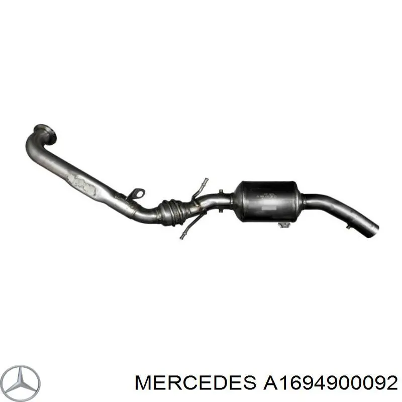 Compre A1694900092 Mercedes Filtro de partículas do sistema dos gases de escape