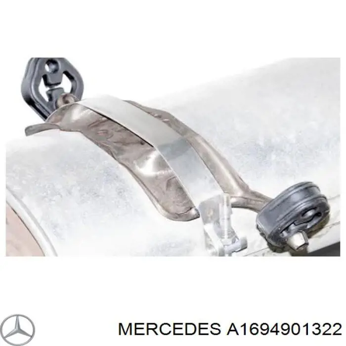 Silenciador, parte central e traseira Mercedes A1694901322 preço, a partir de 77,91 USD