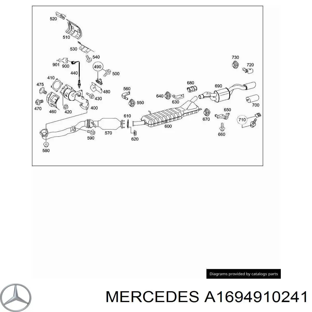  Mercedes A1694910241 preço, a partir de  