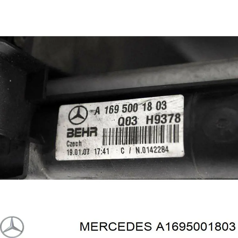 A1695001803 Mercedes Radiador de esfriamento de motor