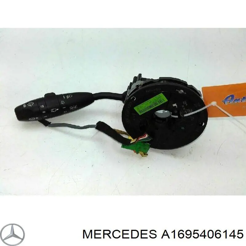 A1695406145 Mercedes Anel AIRBAG de contato, cabo plano do volante