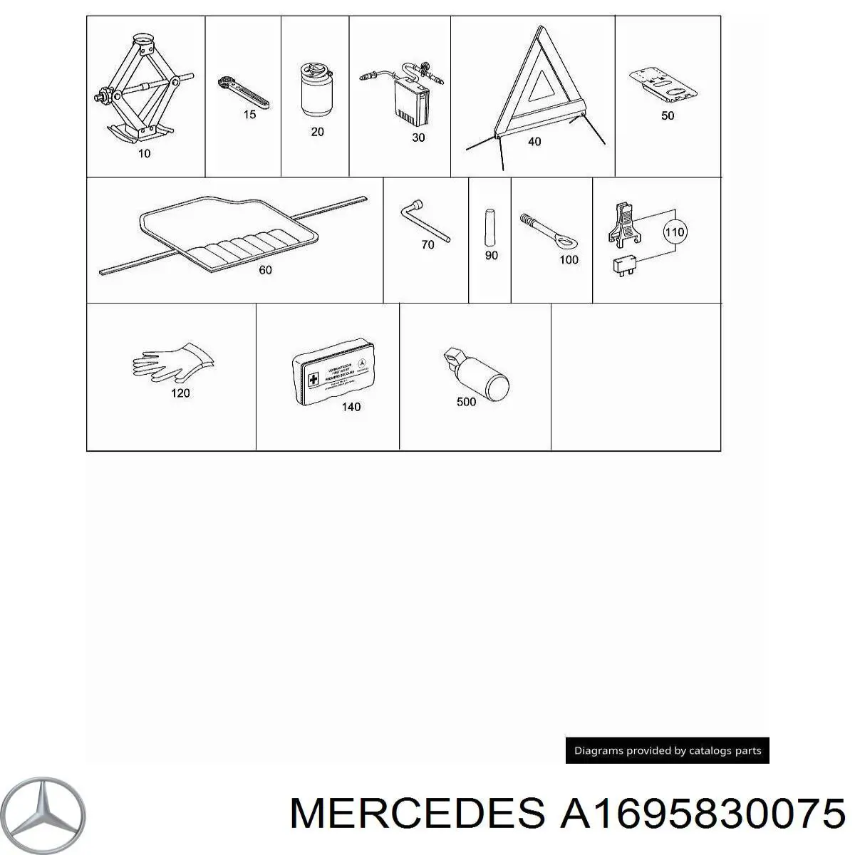  Mercedes A1695830075 preço, a partir de 32,74 USD