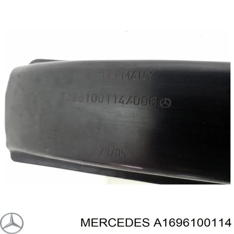 A1696100114 Mercedes Reforçador do pára-choque traseiro