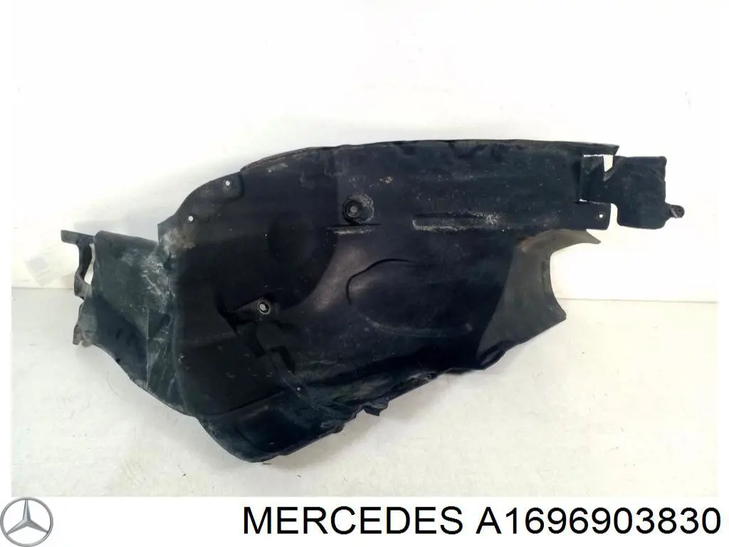 Compre A1696903830 Mercedes Guarda-barras direito traseiro do pára-lama dianteiro