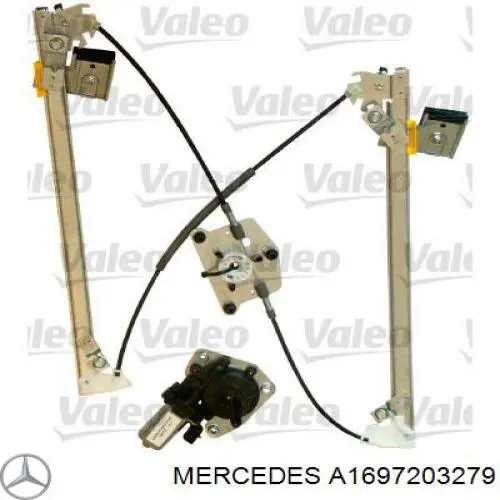 Mecanismo de acionamento de vidro da porta dianteira direita Mercedes A1697203279 preço, a partir de 71,85 USD
