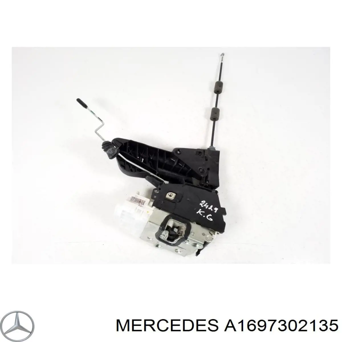 A1697302135 Mercedes Fecho da porta traseira esquerda