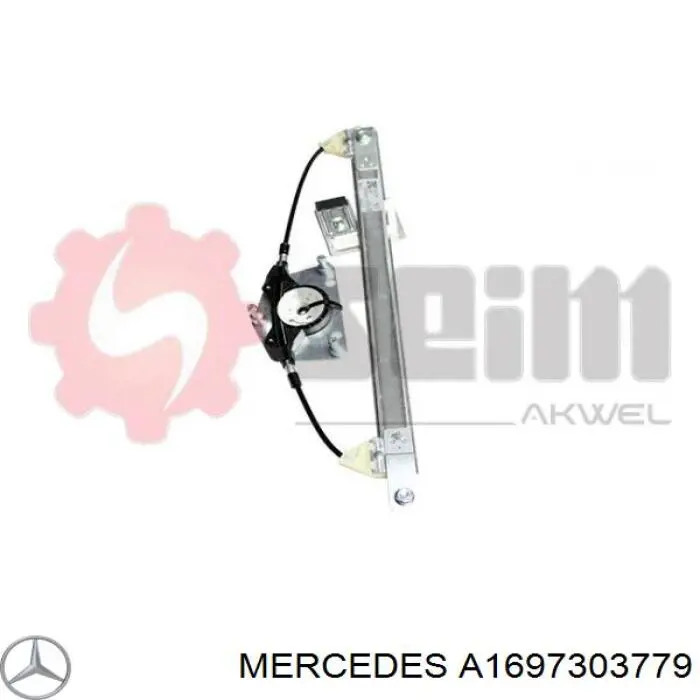 Compre A1697303779 Mercedes Mecanismo de acionamento de vidro da porta traseira esquerda
