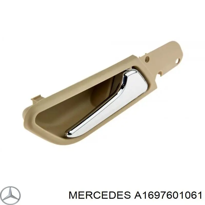 A1697601061 Mercedes Maçaneta interna dianteira/traseira da porta direita