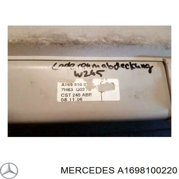 A1698100220 Mercedes Estore da seção de bagagem