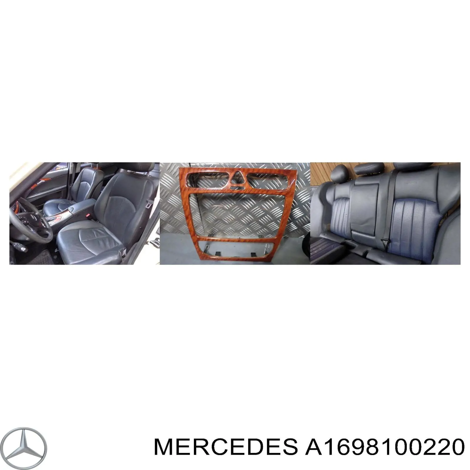 Estore da seção de bagagem A1698100220 Mercedes