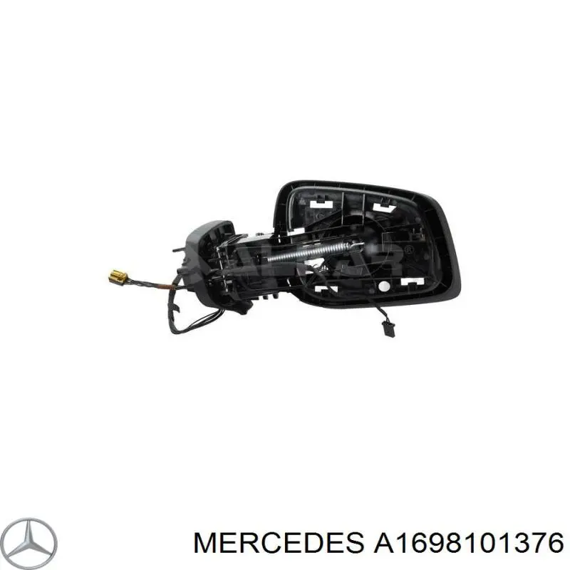 A1698101376 Mercedes Espelho de retrovisão esquerdo