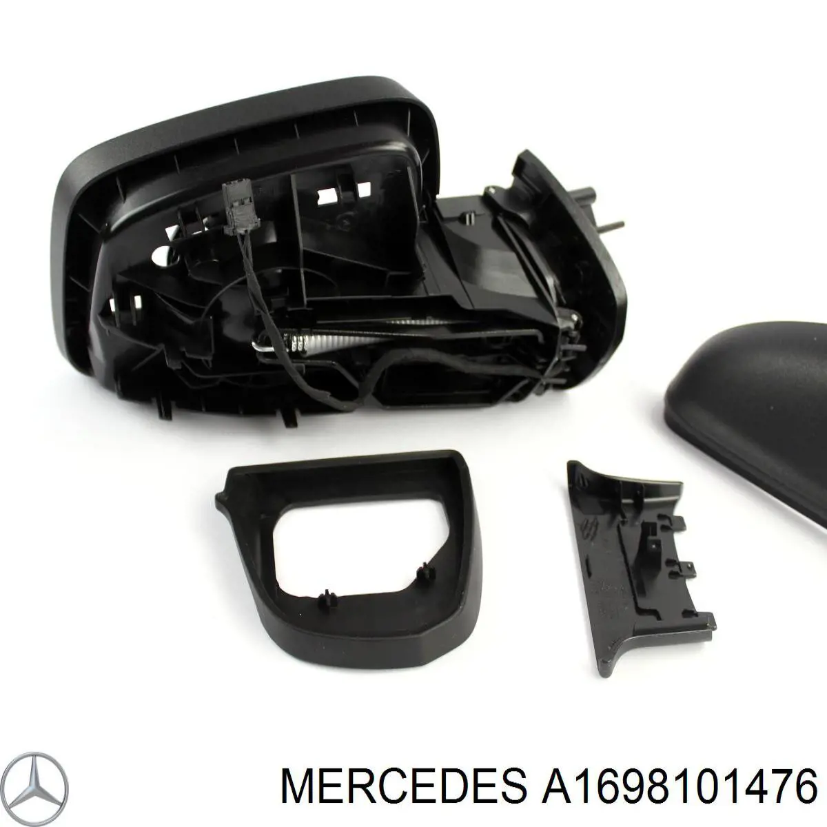 A1698101476 Mercedes Espelho de retrovisão direito