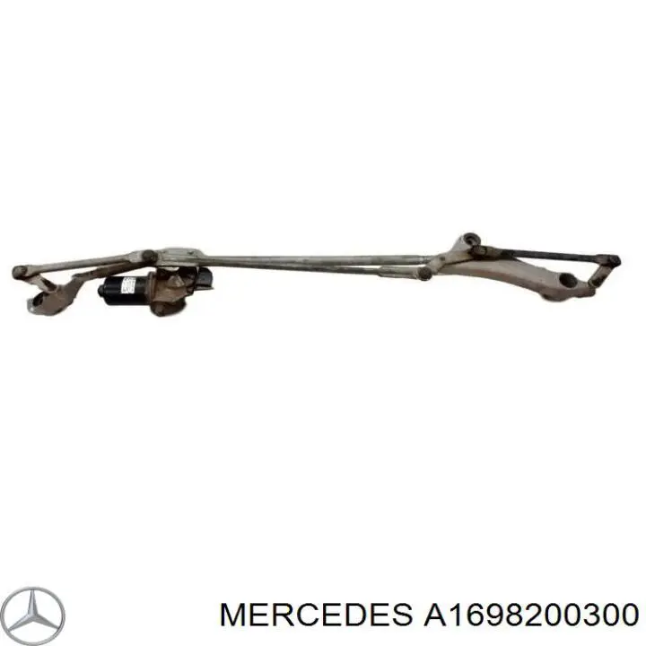 1698201140 Mercedes Trapézio de limpador pára-brisas