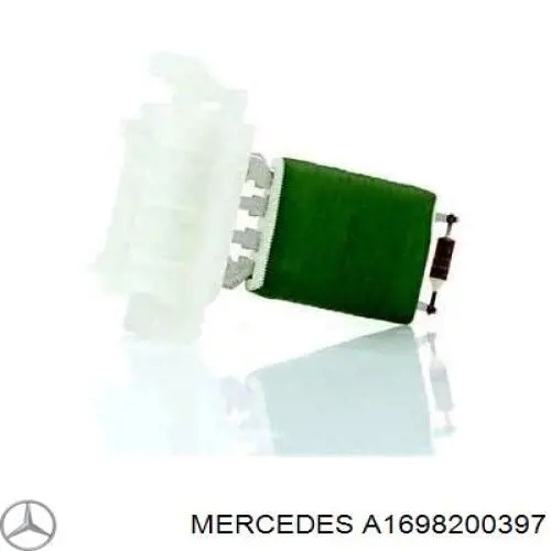 Resistor (resistência) de ventilador de forno (de aquecedor de salão) Mercedes A1698200397 preço, a partir de 24,53 USD